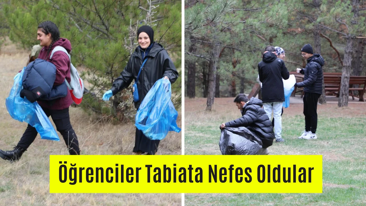 Öğrenciler Tabiata Nefes Oldular