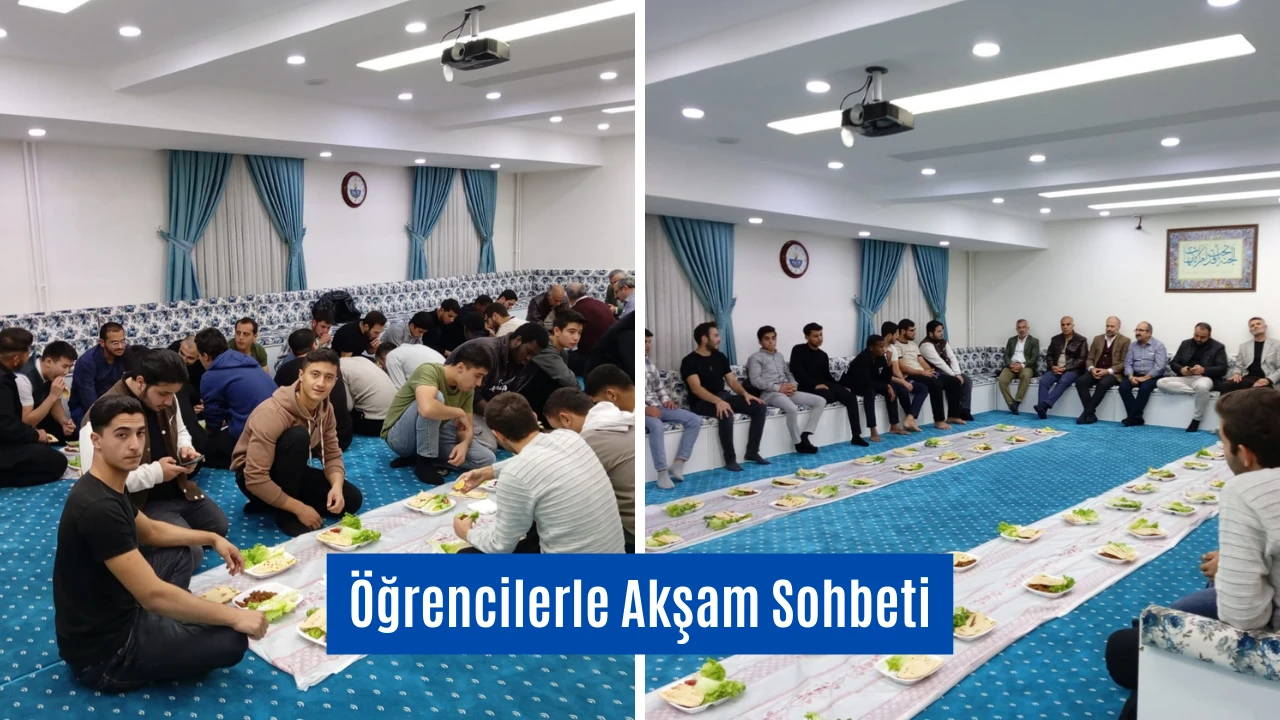 Öğrencilerle Akşam Sohbeti