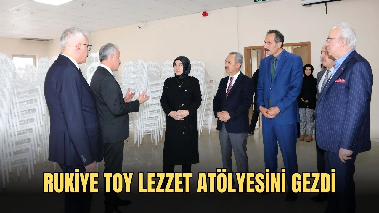 Rukiye Toy Lezzet Atölyesini Gezdi