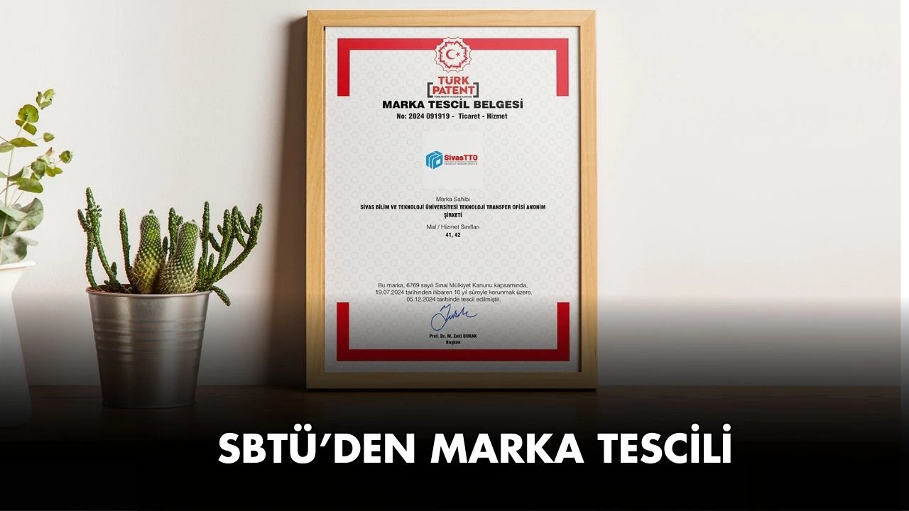 SBTÜ’den Marka Tescili 