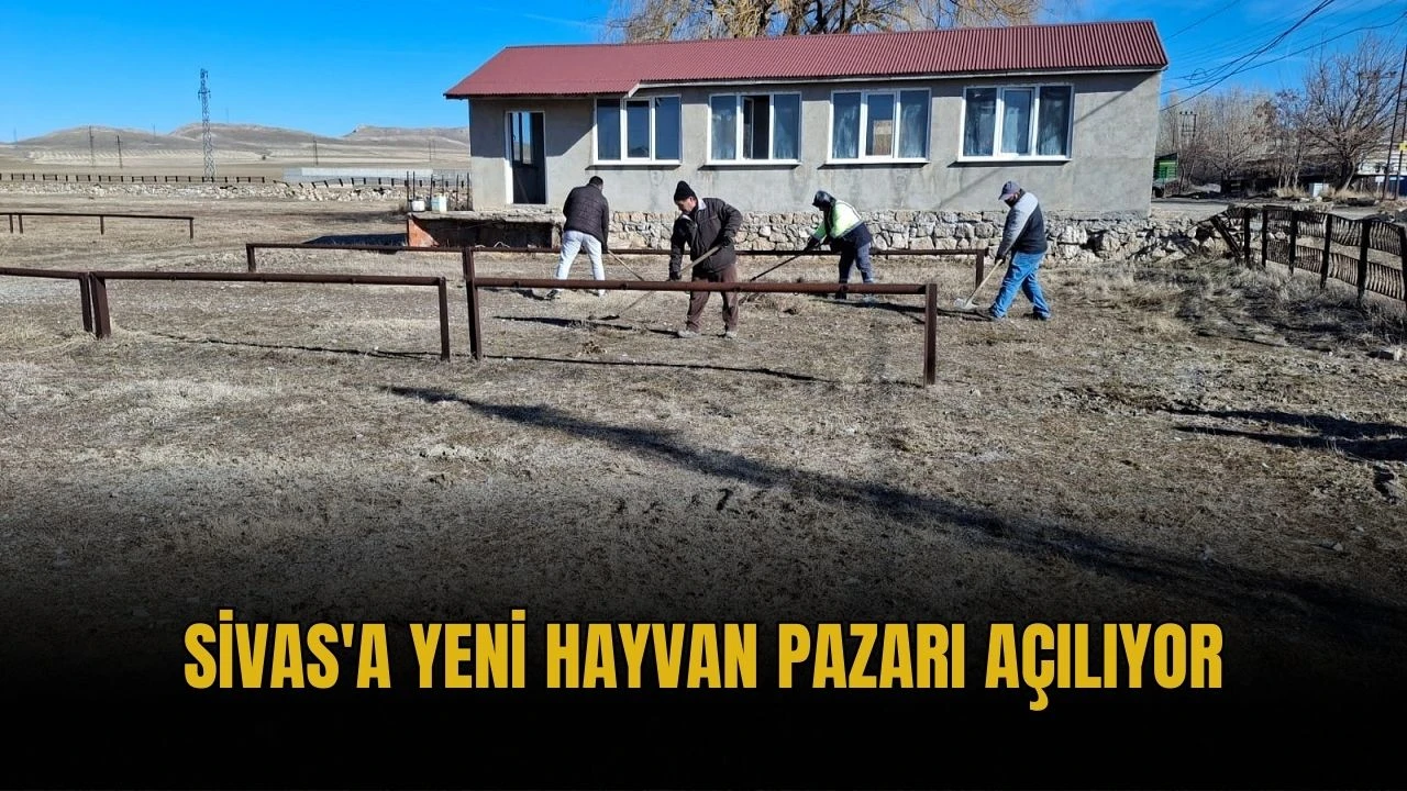 Sivas'a Yeni Hayvan Pazarı Açılıyor