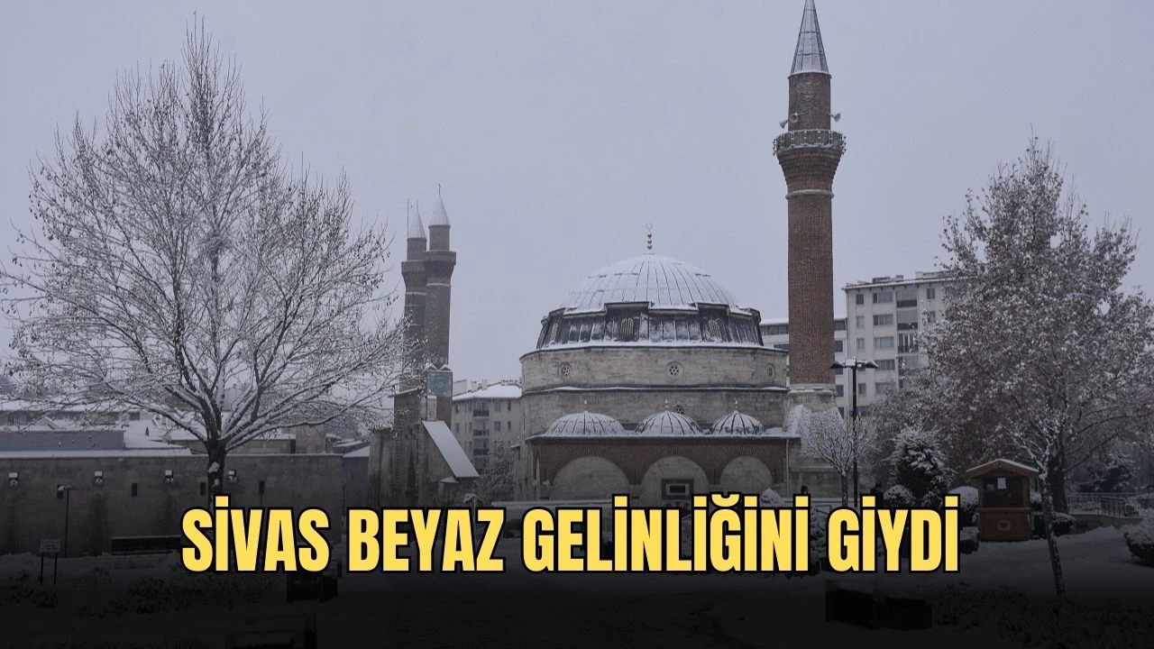 Sivas Beyaz Gelinliğini Giydi