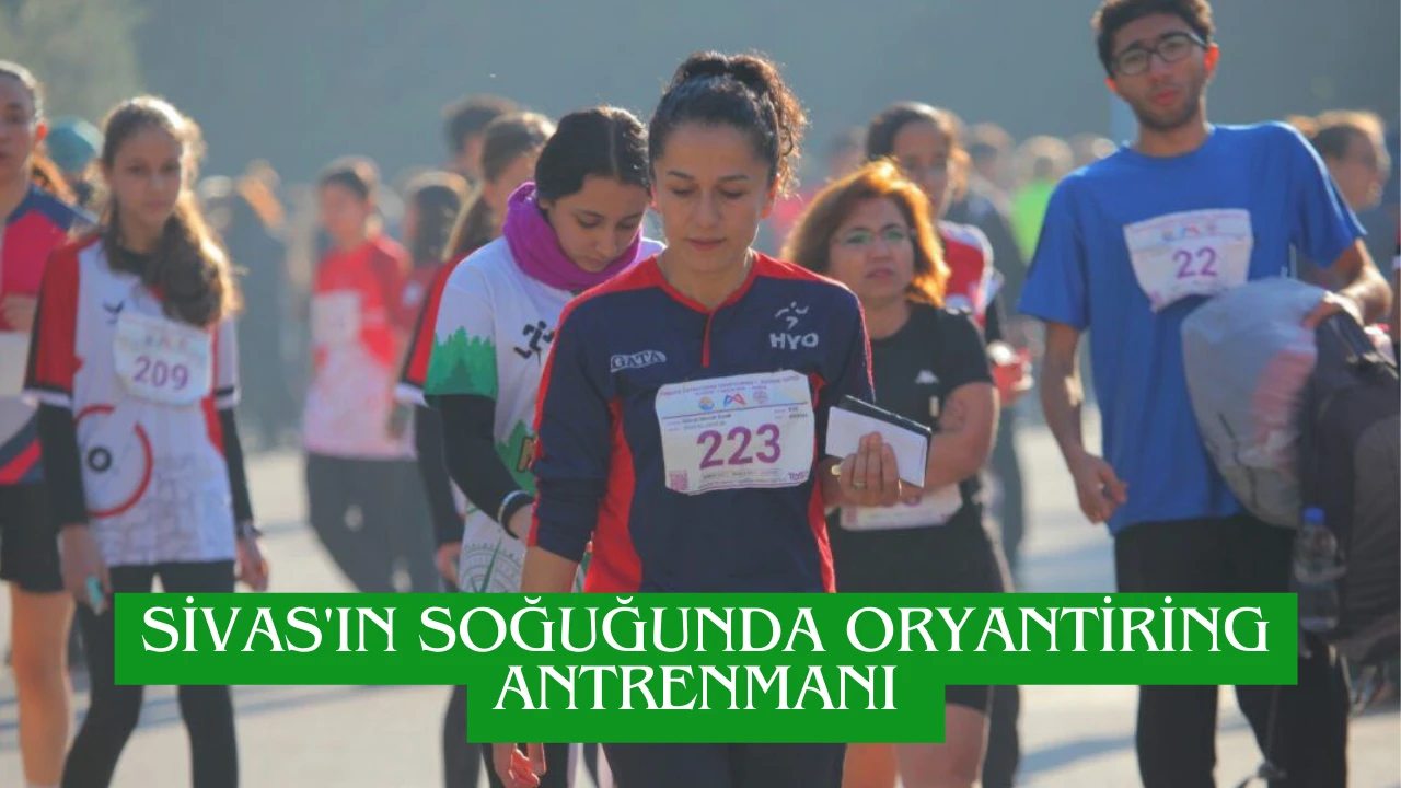 Sivas'ın Soğuğunda Oryantiring Antrenmanı 