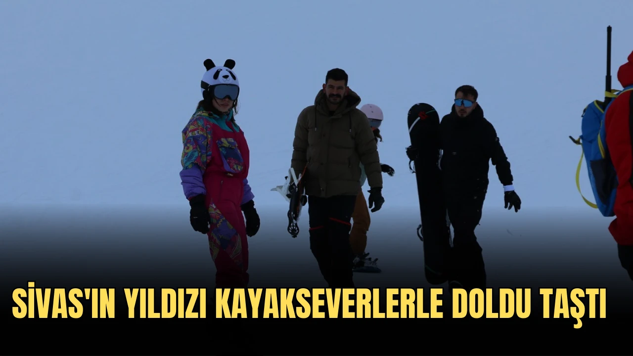 Sivas'ın Yıldızı Kayakseverlerle Doldu Taştı