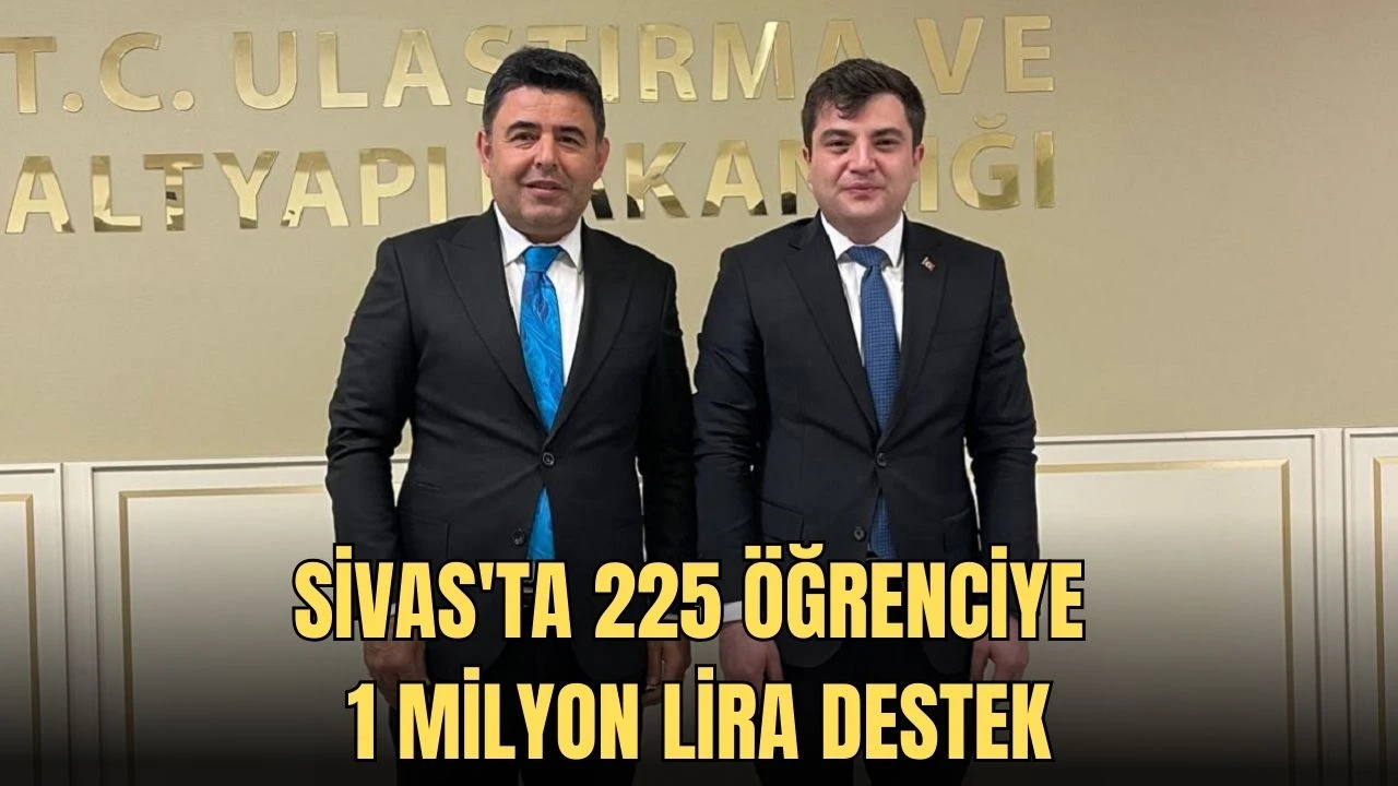 Sivas'ta 225 Öğrenciye 1 Milyon Lira Destek