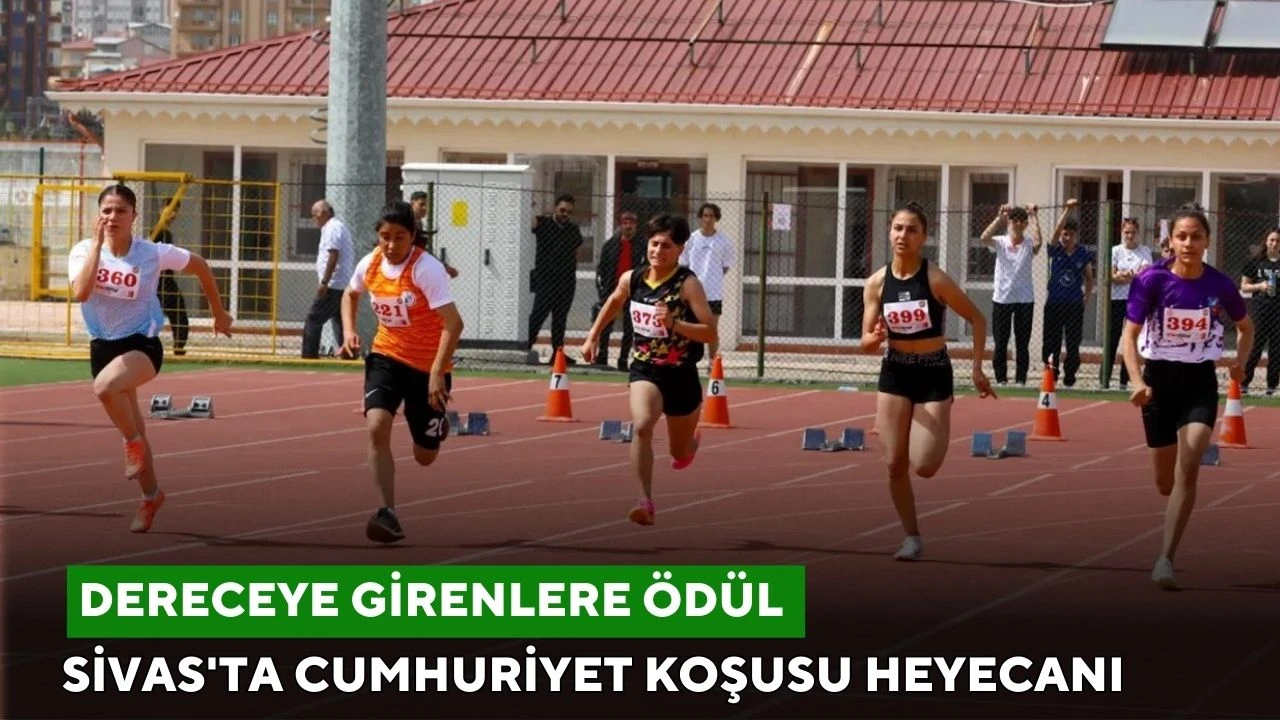 Sivas'ta Cumhuriyet Koşusu Heyecanı