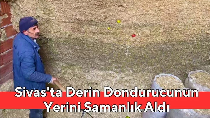 Sivas'ta Derin Dondurucunun Yerini Samanlık Aldı