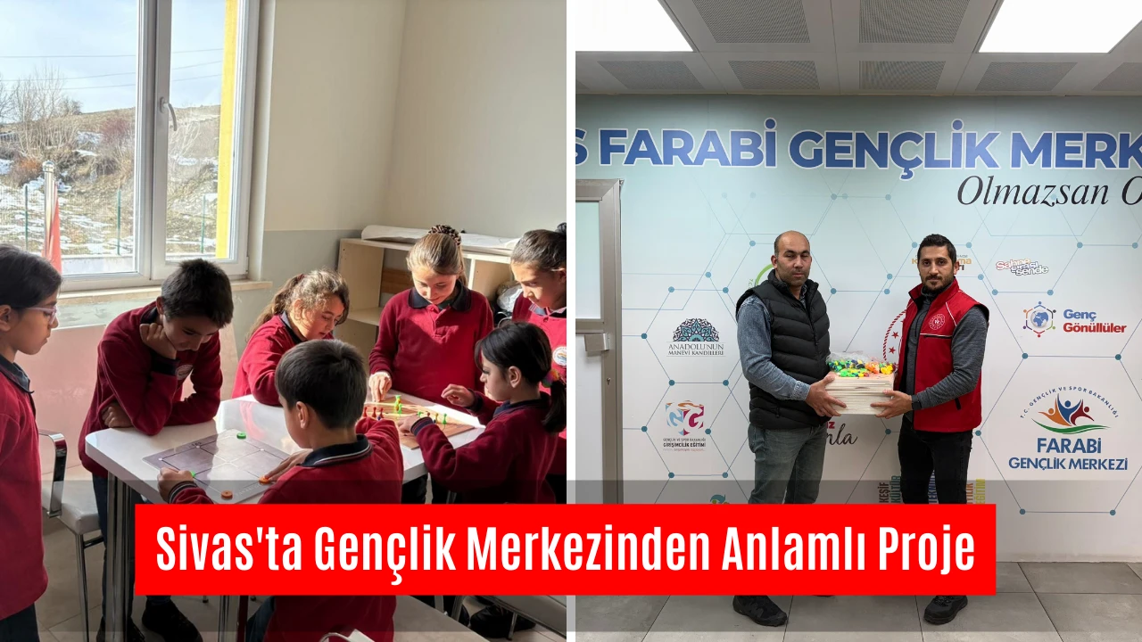 Sivas'ta Gençlik Merkezinden Anlamlı Proje