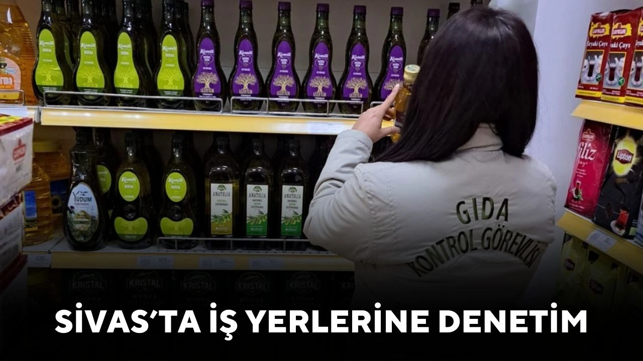 Sivas’ta İş Yerlerine Denetim