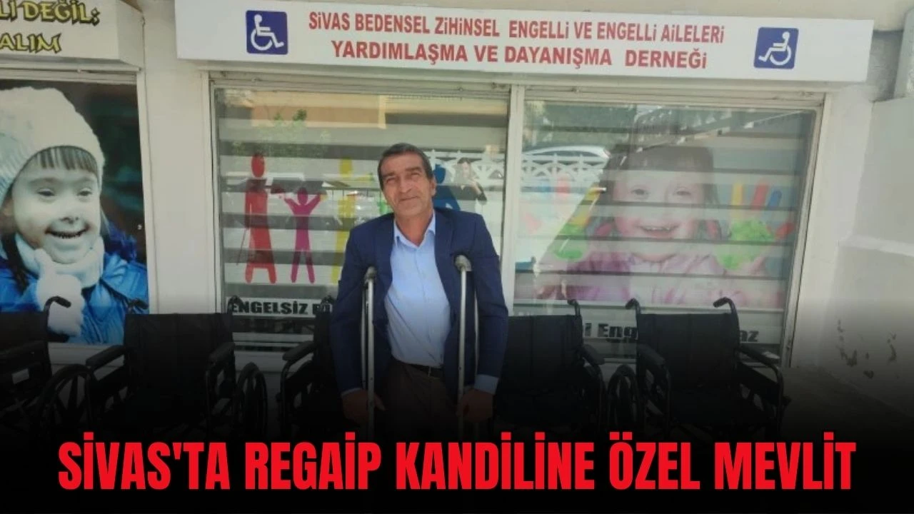 Sivas'ta Regaip Kandiline Özel Mevlit