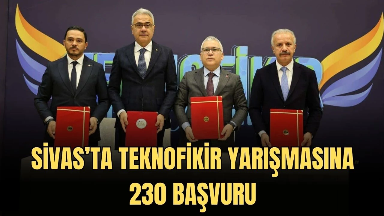 Sivas’ta Teknofikir Yarışmasına 230 Başvuru 