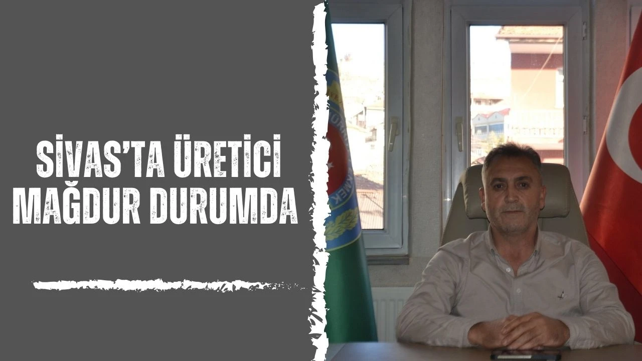 Sivas'ta Üretici Mağdur Durumda