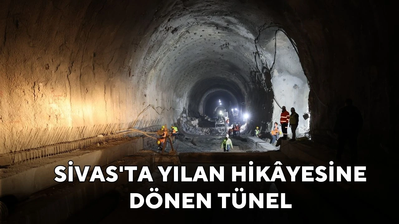 Sivas'ta Yılan Hikayesine Dönen Tünel