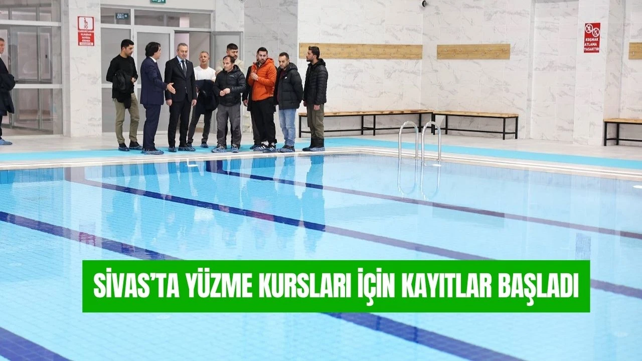 Sivas’ta Yüzme Kursları İçin Kayıtlar Başladı