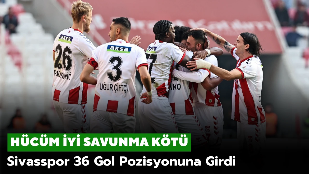 Sivasspor 36 Gol Pozisyonuna Girdi