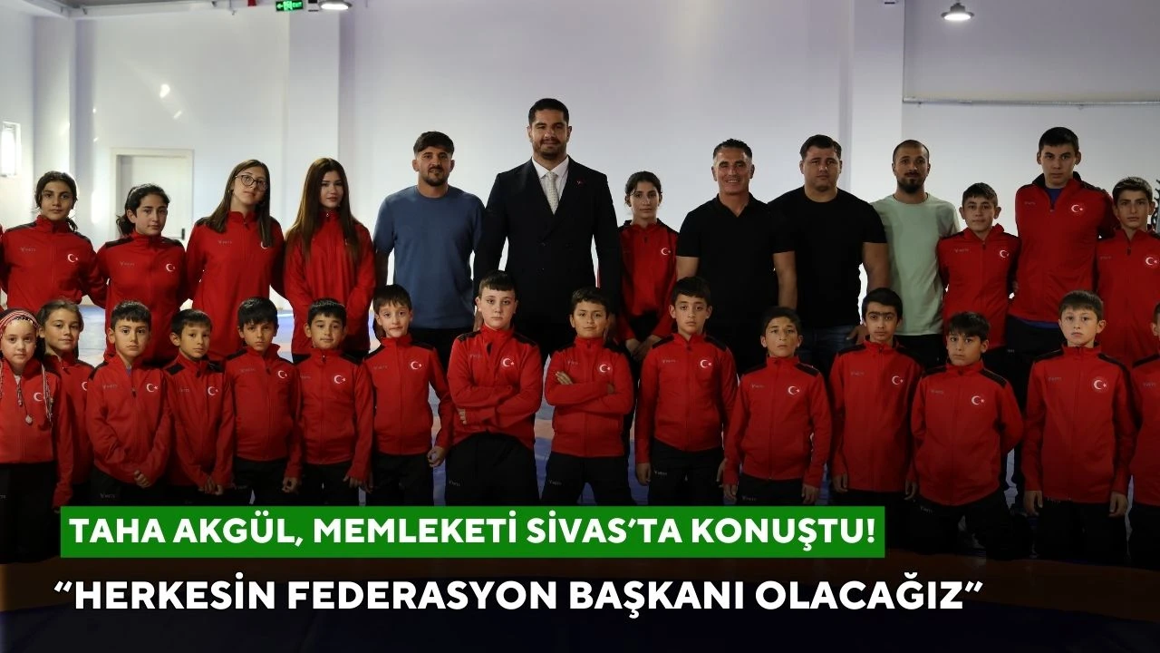 Taha Akgül, Memleketi Sivas’ta Konuştu!