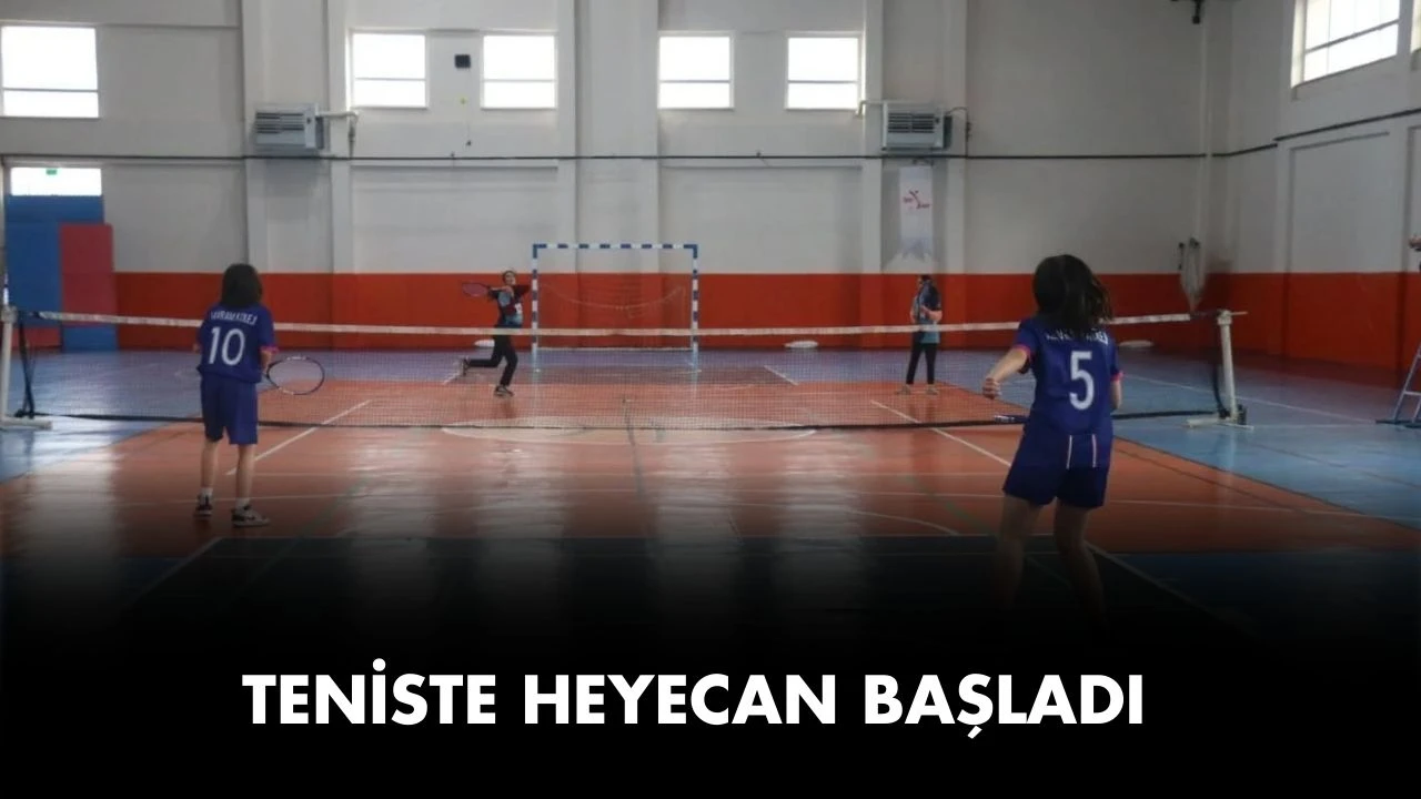 Teniste Heyecan Başladı