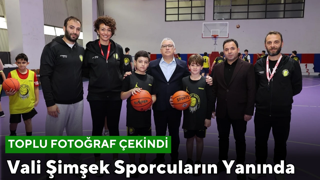 Vali Şimşek Sporcuların Yanında