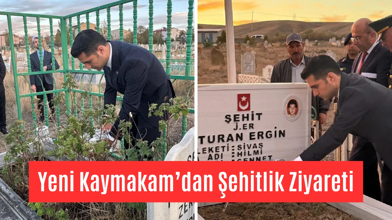 Yeni Kaymakam’dan Şehitlik Ziyareti