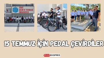 15 Temmuz İçin Pedal Çevirdiler