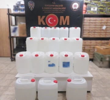 600 Litre Etil Alkol Ele Geçirildi