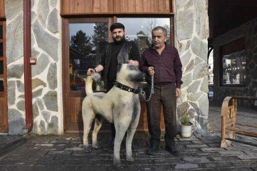 Ahşap Oyma Ustasından 'Kangal Köpeği' Heykeli