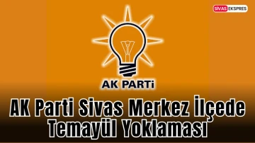 AK Parti Sivas Merkez İlçede Temayül Yoklaması