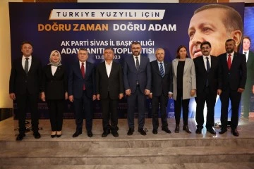 AK Parti Sivas’ta Adaylarını Tanıttı