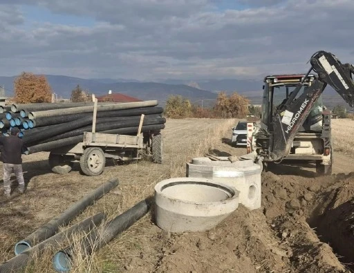 Akıncılar'da Altyapı Çalışmaları Sürüyor 