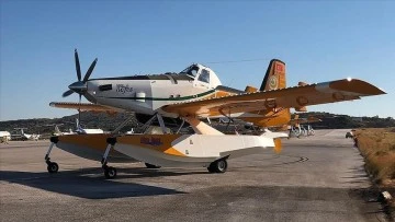 Ateş kuşları, komşumuzdaki alevleri söndürmek için göklerde