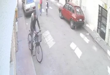 Bisiklet Hırsızı Güvenlik Kamerasından Kaçamadı 