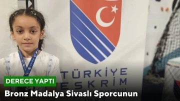 Bronz Madalya Sivaslı Sporcunun