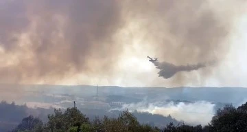 Çanakkale'de Yangına Müdahale Devam Ediyor