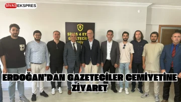 Erdoğan’dan Gazeteciler Cemiyetine Ziyaret