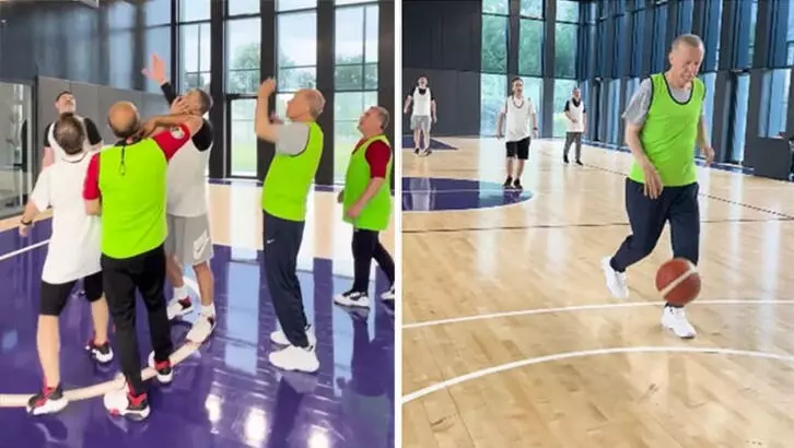 Erdoğan ve Varank Basketbolda Buluştu