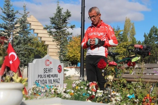 Şehit Polis Şeyda Yılmaz Anısına Kilometrelerce Pedal Çevirdi   