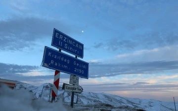 Kızıldağ'da Kar Yağışı Etkili Oldu