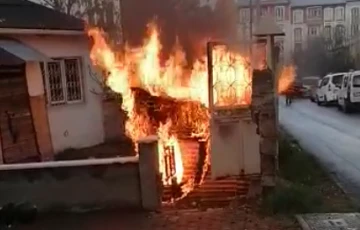 Kömürlükte Yangın Çıktı