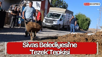 Sivas Belediyesi'ne 'Tezek' Tepkisi 