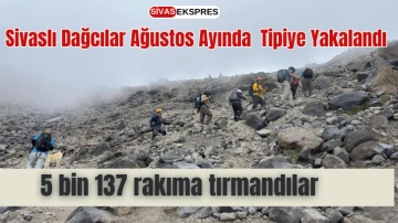 Sivaslı Dağcılar Ağustos Ayında  Tipiye Yakalandı 