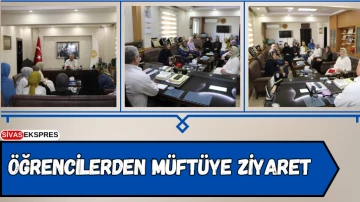 Öğrencilerden Müftüye Ziyaret