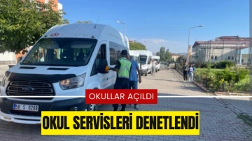 Okul Servisleri Denetlendi