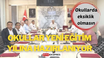 Okullar Yeni Eğitim Yılına Hazırlanıyor