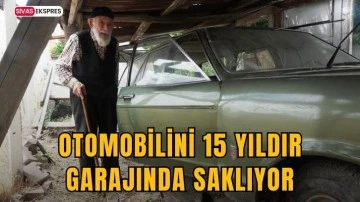 Otomobilini 15 Yıldır Garajında Saklıyor