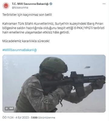 Saldırıya Hazırlanan Teröristler Etkisiz Hale Getirildi 