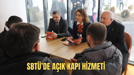 SBTÜ'de Açık Kapı Öğrencilerin Hizmetinde 