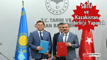 SBTÜ ve Kazakistan İşbirliği Yapacak