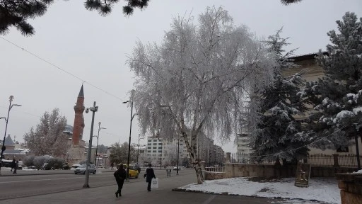 Sibirya Soğuklarının Yaşandığı Sivas'ta Doğa Sanata Dönüştü