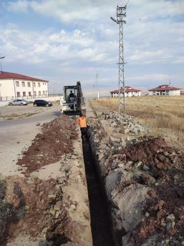 Sivas'ın O İlçesinde Doğal Gaz Çalışmaları Sürüyor