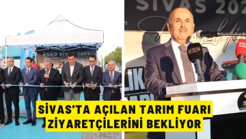 Sivas'ta Açılan Tarım Fuarı Ziyaretçilerini Bekliyor